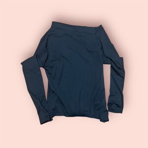 Elegant Black off shoulder Long Sleeve Women's Top